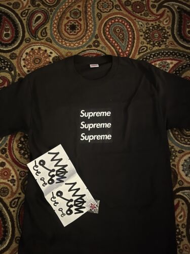 Asspizza Supreme Triple Box Logo Black | L | eBay Asspizza Supreme Triple Box Logo Black | L | eBay