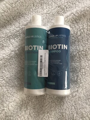 Volumizing Biotin Shampoo and Conditioner 16oz Set - Sulfate Free DHT Blocker