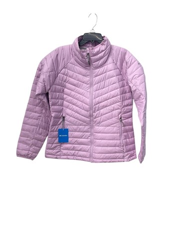 Columbia Women Powder Lite II Full Zip Omni Heat Winter Jacket Aura X-Large