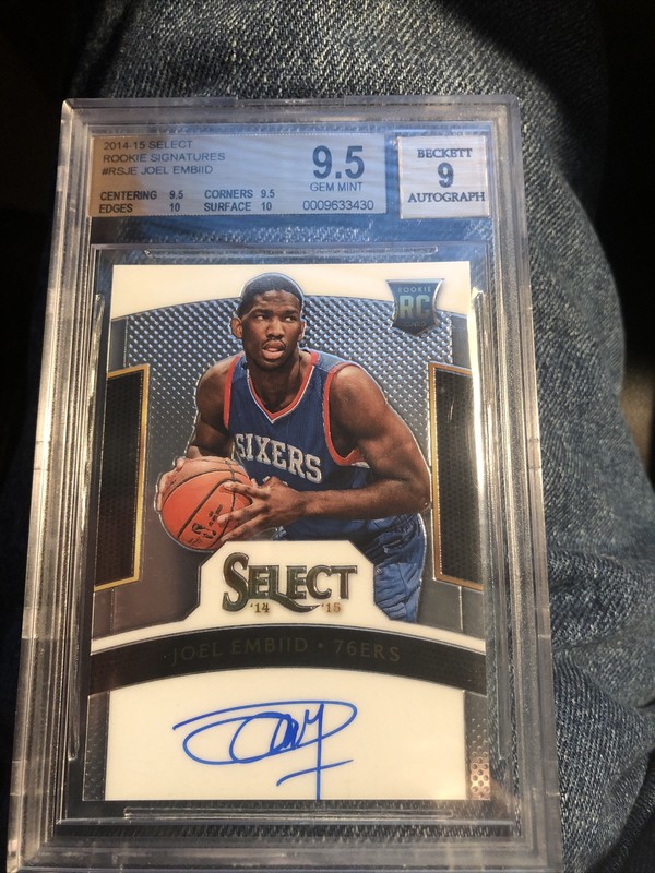 joel embiid autograph