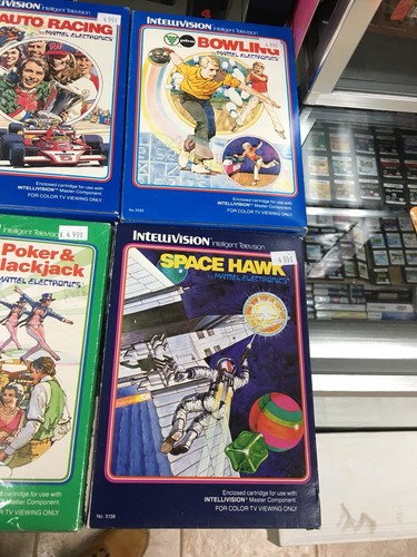 Lot of Intellivision Games in Original Boxes - Good Condition Complete 6 Total