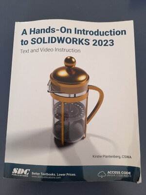 A Hands-on Introduction to SOLIDWORKS 2023 USED BOOK GOOD CONDITION