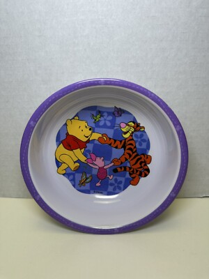 Winnie The Pooh, Piglet , Tigger Childs 5'' Bowl Zak Designs, vintage Disney