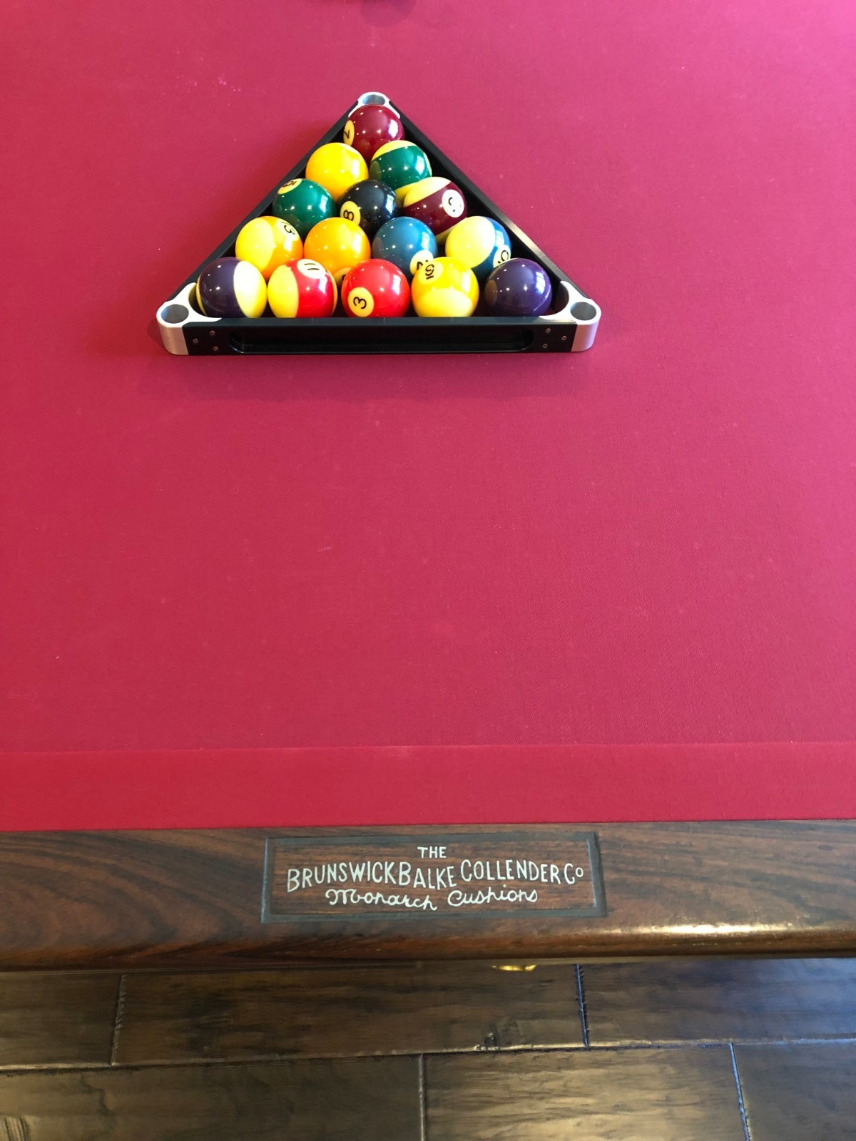 Brunswick Kling Balke 1916 Antique Pool Table four leg