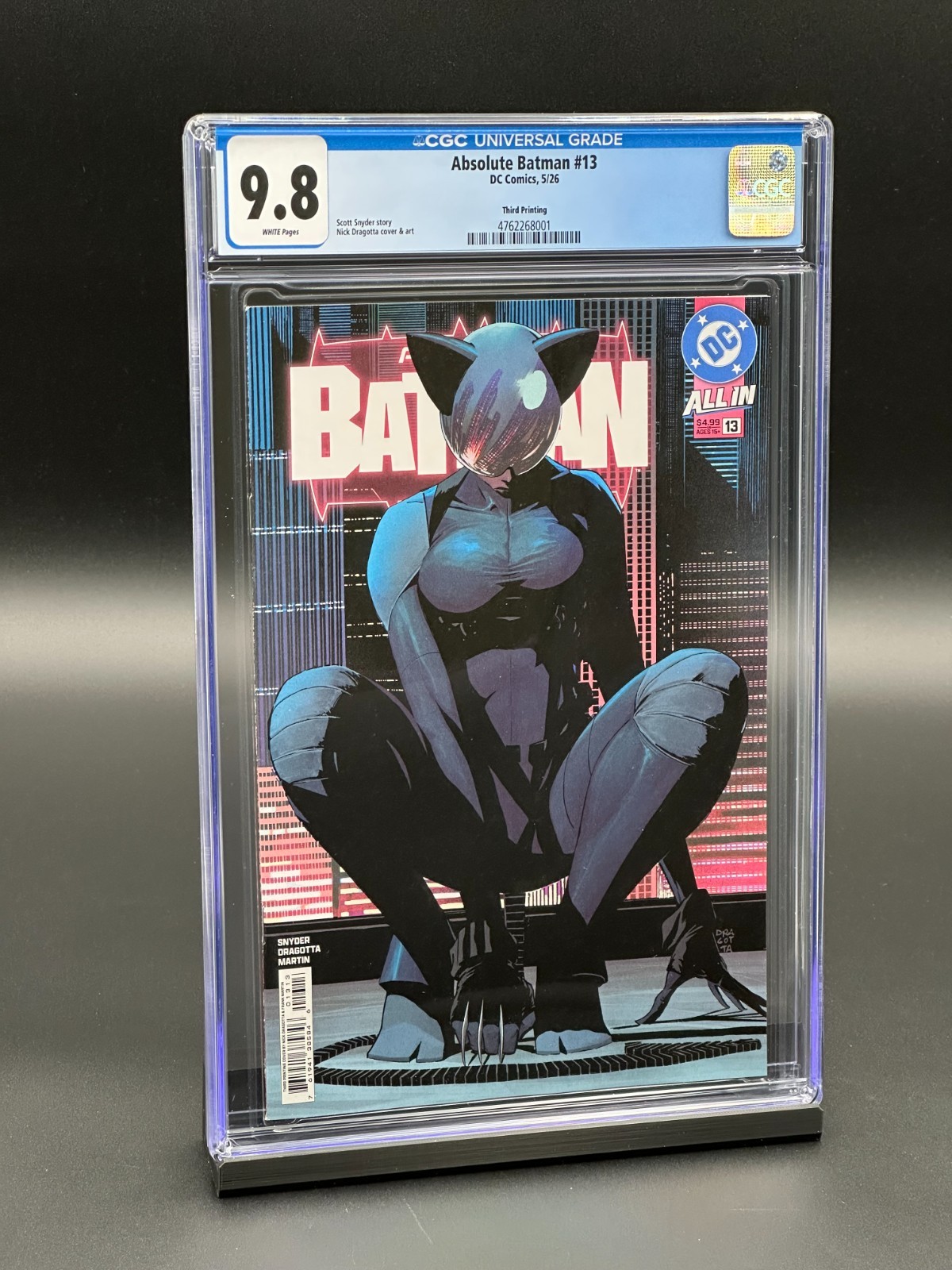 Absolute Batman #13 CGC 9.8 (2026) - Catwoman - Dragotta Cover - Third Printing