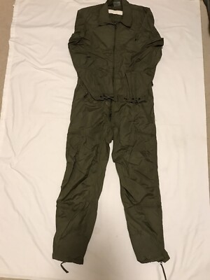 US Militar Cvc Mono Tanques Combate Vehículo Traje Vuelo Nomex Od Verde Sr N