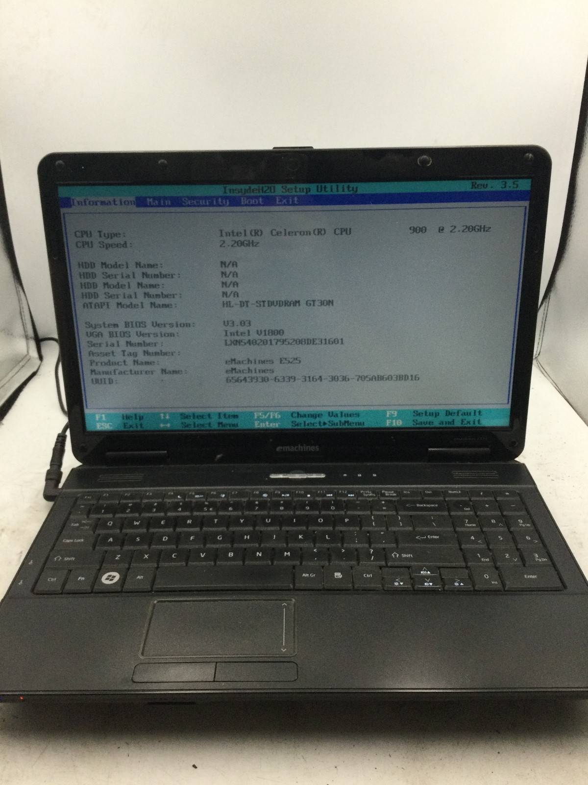 eMachines E525 ノートPC Windows 11 eMachines E525 ノートPC Windows 11 eMachines E525 ノートPC