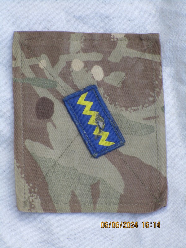 Patch Fermeture Scratch, Plaque De Blanking 10x13cm, Royal Scots Dragoon Guards