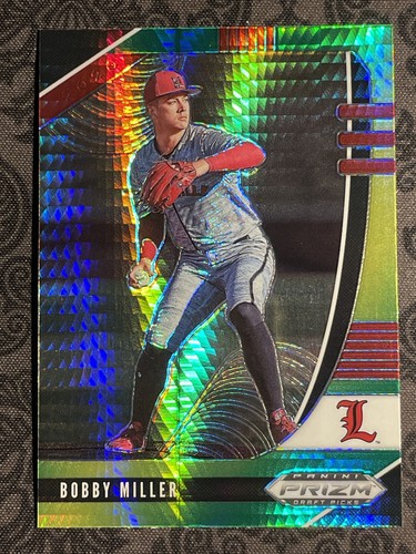 2020 Panini Prizm Draftpicks Bobby Miller Green Hyper Prizm