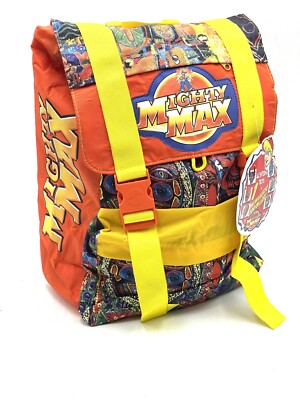 Mighty Max Backpack Ultra Rare 90s Mattel New With All Tags # QY