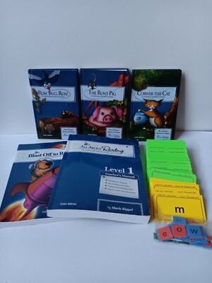 All About Reading Level 1 Color Teachers/Activity/Readers/Cards/Tiles READ
