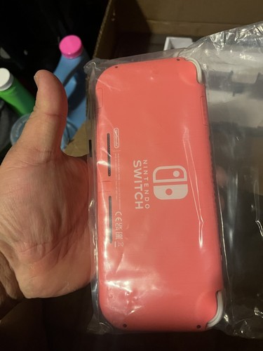 Nintendo Switch Lite - Coral Pink - Brand New 45496882662| eBay