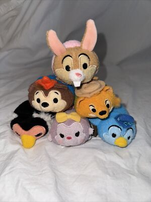 LOT of (6) Disney Parks Splash Mountain Tsum Tsum Mini Plush Set New with tags
