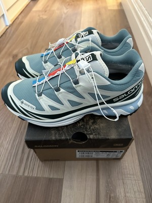 New Salomon XT-6 GTX Gore-Tex KITH Ponderosa Pine blue vanilla SIZE 8 *IN HAND*