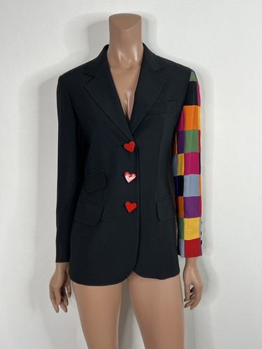 ジャケット MOSCHINO COUTURE Woman Jacket Brown 05235521 0087 Moschino Cheap and Chic Vintage Jacket Bow Detail 3/4 sleeve
