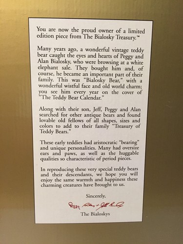 MIB Bialosky's Treasury LTD. ED. 