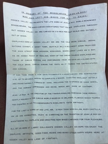 1990’s Vintage Photographs HIDDEN VALLEY INN Tuscon AZ Jean LeRoy Miniatures