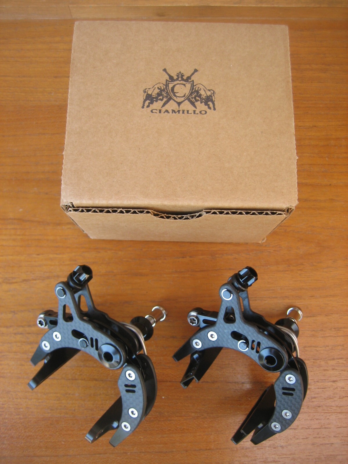 ciamillo lekki 8風超軽量ブレーキ 前後セット147g ciamillo lekki 8風超軽量ブレーキ 前後セット147g