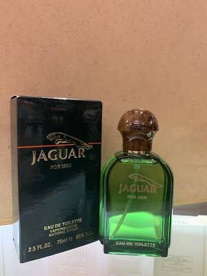 Jaguar Green For Men 2.5oz EDT Spray New Rare Vintage