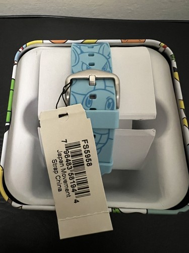 FOSSIL FOSSIL X POKÉMON CENTER SQUIRTLE EVOLUTIONS WATCH STAINLESS STEEL F2402