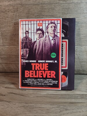 True Believer Bluray Rated R Wide Screen James Woods Robert Downey Jr NEW SEALED