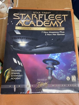 Star Trek Starfleet Academy Chekov's Lost Missions (PC, 1998) Game Expansion New