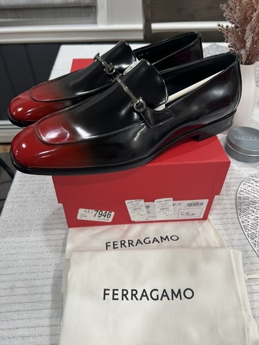 新品未使用✨Salvatore Ferrgamo ローファー UH26598 ☆Salvatore Ferragamo☆ブラックレザーローファー☆正規品
