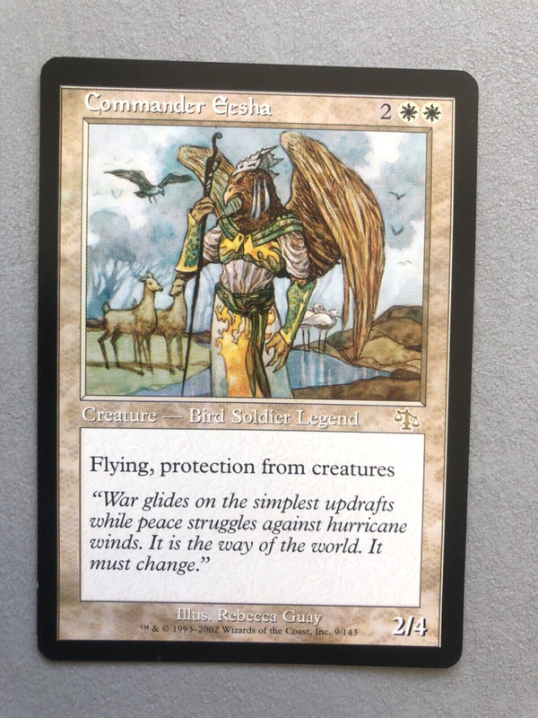 Mtg Carte Magic Judgment Commander Eesha English Eng Lp
