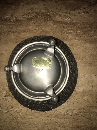 Vintage Pewter Footed Basket Bowl Scrigno Peltro Bon Italy