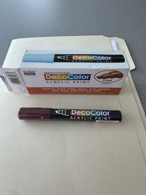 Marvy Uchida Decocolor Acrylic Paint Marker English Red 315-S Brand New