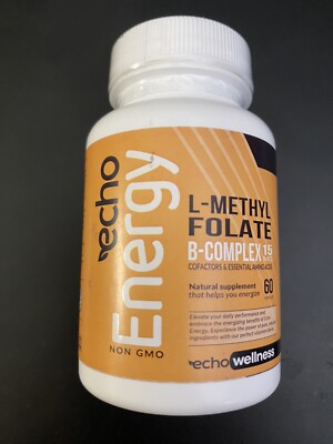 Echo Energy L-Methylfolate  B Complex  15mg 60 Capsules