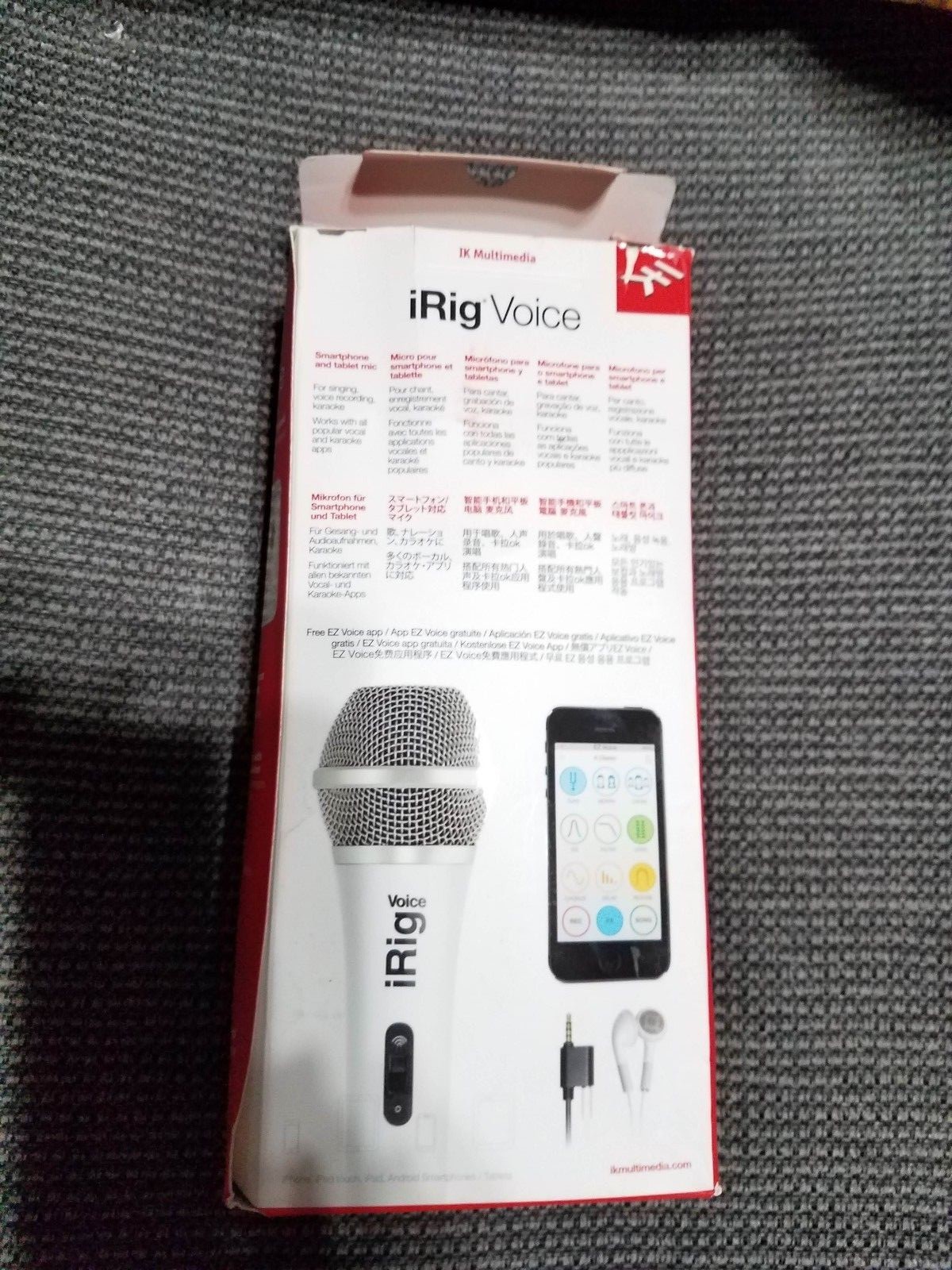 K Multimedia iRig Voice (Blue) Karaoke Microphone for Smartphones & Tablets