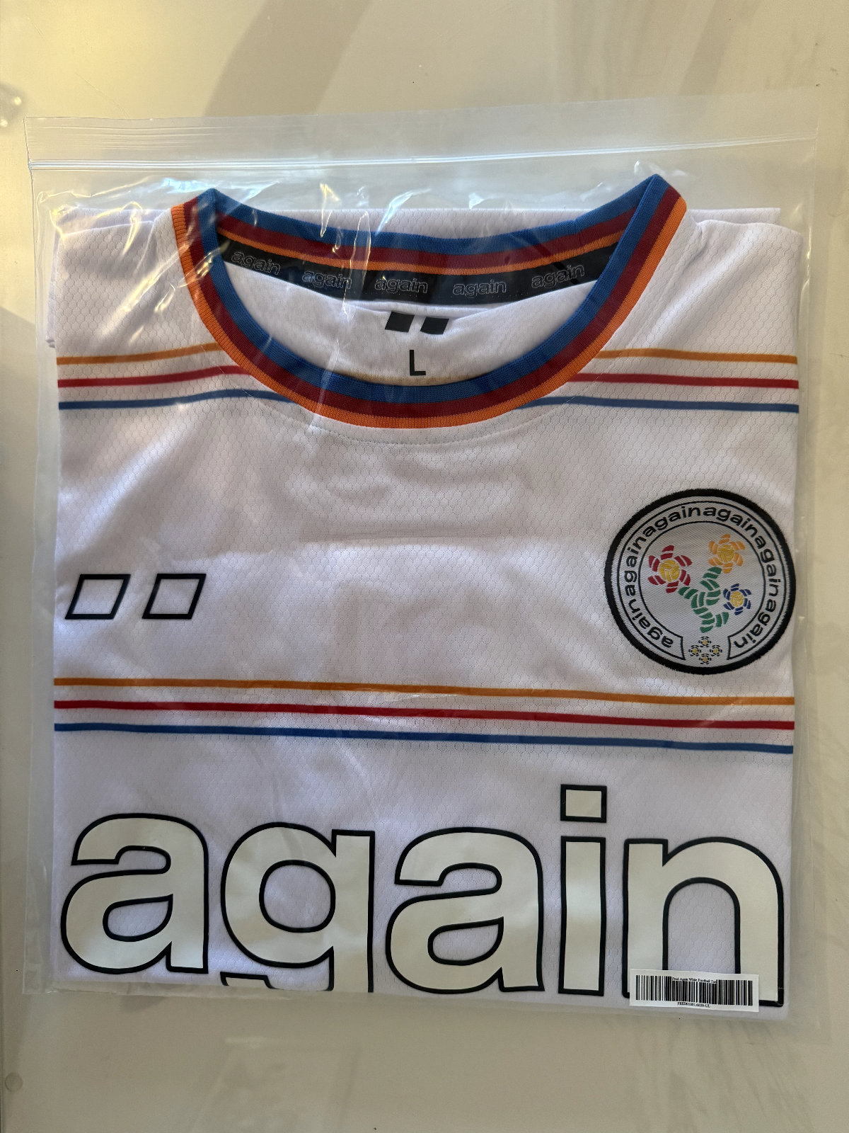 Fred Again FC Football Shirt White L Tee (LARGE) - BRAND