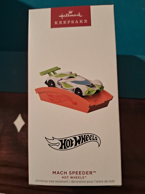 2023 Hallmark Keepsake Ornament  Mach Speeder  Hot Wheels  Magic Light  NIB
