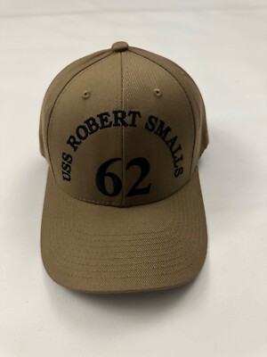 USS Robert Smalls CG 62 TT The Corps Beige Baseball Cap Hat One Size