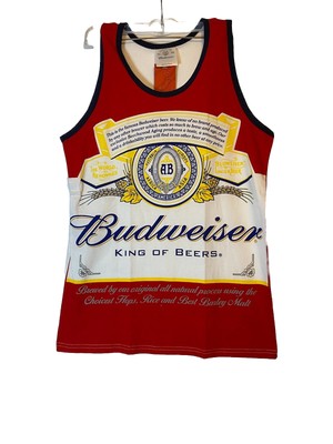 Budweiser Beer Tank NWT MENS SZ Summer Party Pool