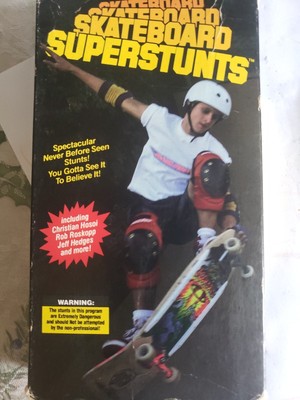 1987 Skateboard Superstunts VHS tape, Kids Klasics Video, Hosoi