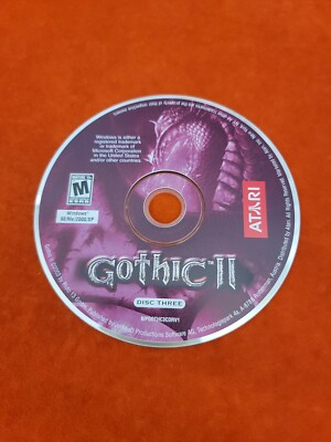 GOTHIC II 2 (PC, 2003) Disc 3 Only