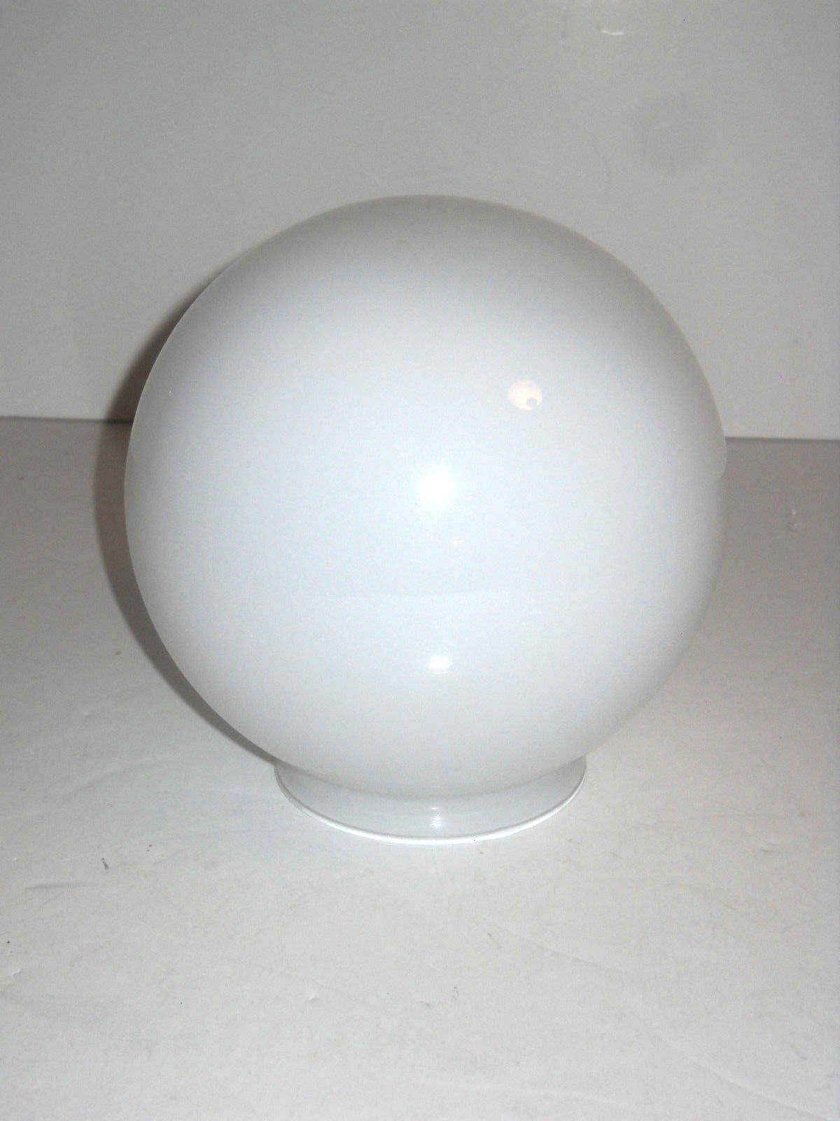 Vintage White Milk Glass Globe Round Light Shade  6