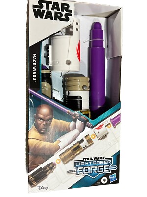 Star Wars Lightsaber Forge Mace Windu Extendable Purple Lightsaber -Customizable