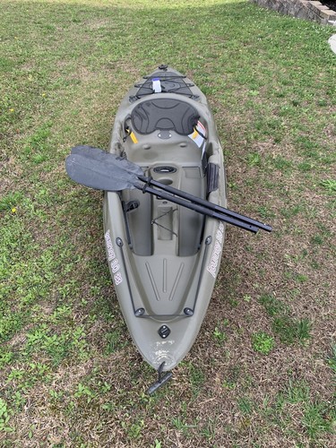 f*s様 KAYAK/ Journey Through Time 21CD BO Sun Dolphin Journey Sit-On Angler Kayak with Paddle, 10 ft