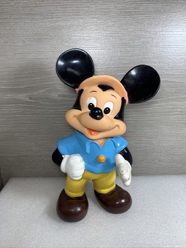 マロンMickey Mouse ヴィンテージ人形2体セット Disney Mickey Mouse With Left Hand Raised 2.75