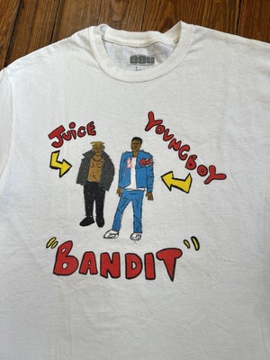 JUICE WRLD 999 Shirt NBA YOUNGBOY BANDIT PROMO RAP TEE VLONE SUPREME RARE