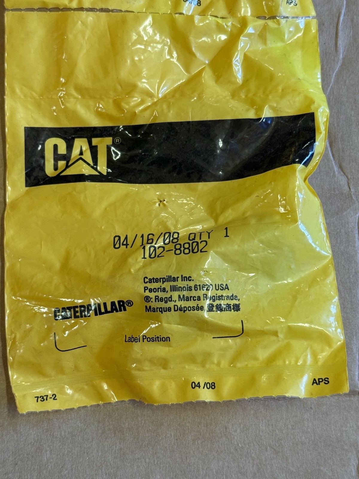 ​New NOS Genuine OEM CAT Receptacle Connector 102-8802