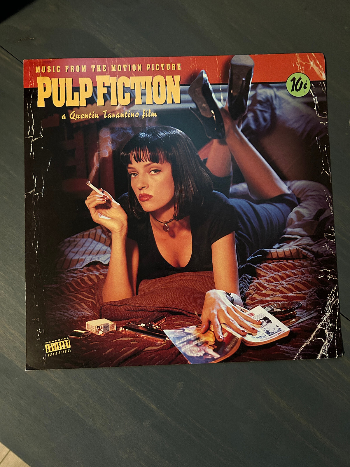 【当時物】90s PULP FICTION ORIGINAL POSTER PULP FICTION Original Movie Poster 1994 Recalled Lucky