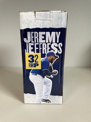Jeremy Jeffress 32 RHP Milwaukee Brewers 2019 Bobblehead Bobble Head SGA NEW