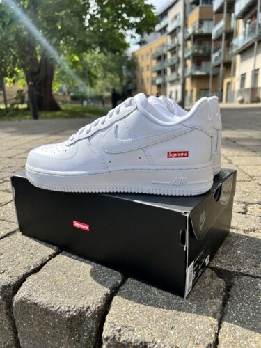 Supreme x Nike Air Force 1 Low White⚪️ - UK 7|US 8 | EU41 | eBay