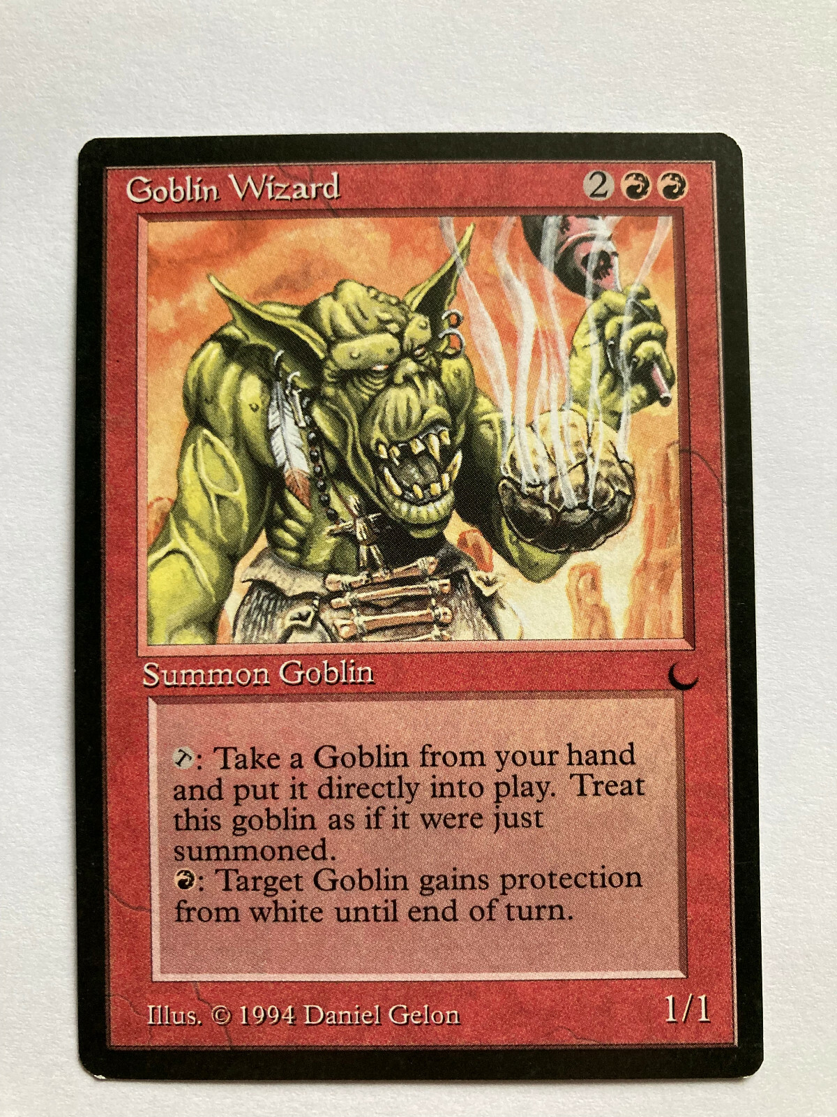 MTG Goblin Wizard DRK 再録禁止 MTG Goblin Wizard DRK 再録禁止 Goblin Wizard, The Dark (DRK