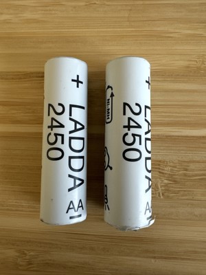 IKEA LADDA Rechargeable Battery | HR03 AA | 1.2V 2450mAh | 2 Pack Error Charging