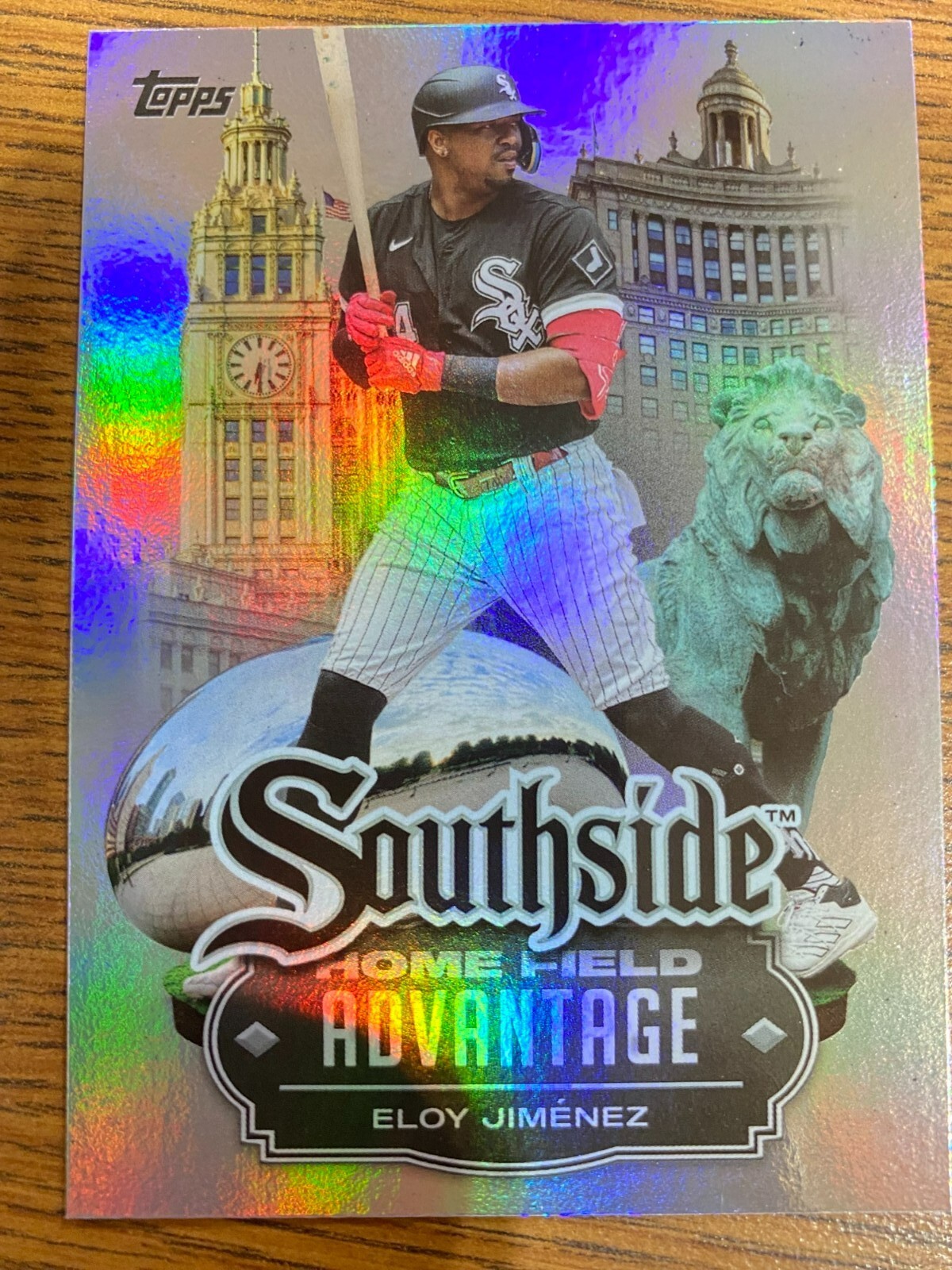 Topps series2 アクーニャ HOME FIELD ADVANTAGE 2023 topps series 2 Eloy Jimenez Home Field Advantage